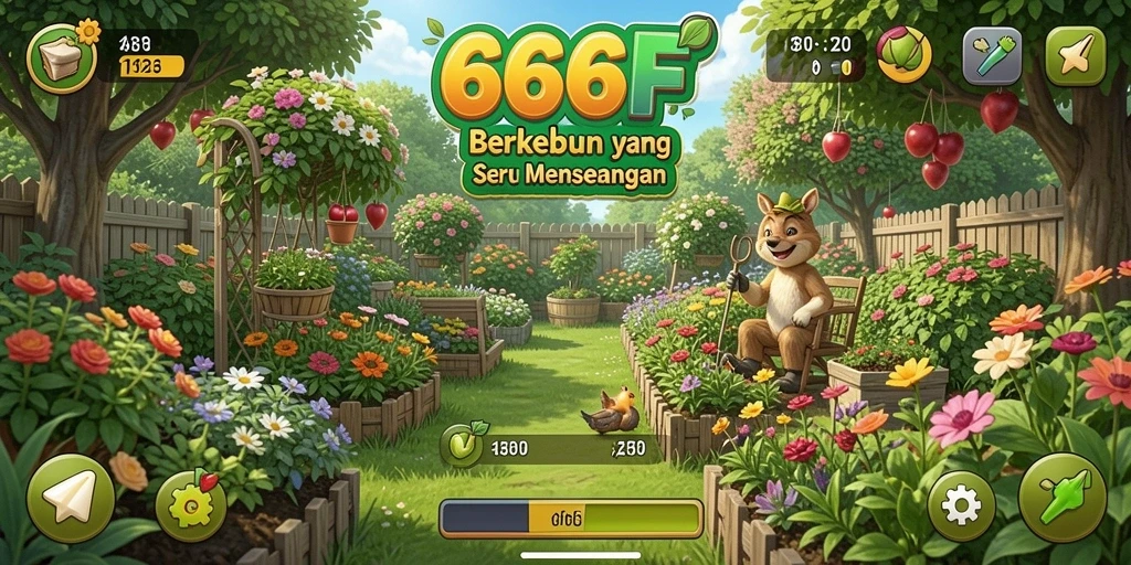 Gameplay seru di 666F dengan aktivitas pertanian yang menyenangkan.