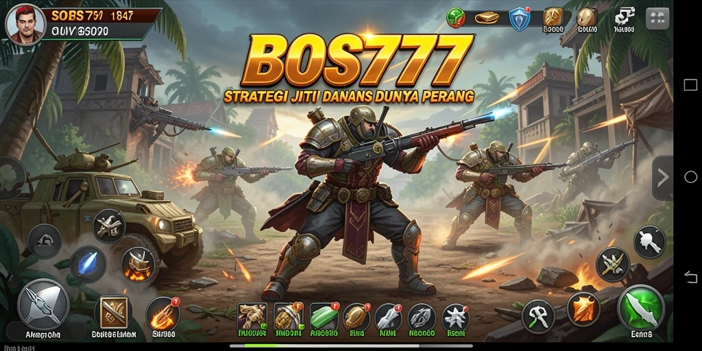 Tampilan gameplay BOS777 yang menegangkan dan strategis.