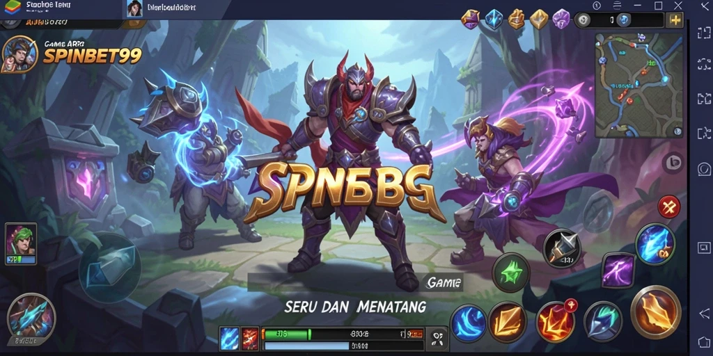 Tangkapan layar gameplay SPINBET99 menampilkan aksi seru dalam game ARPG.