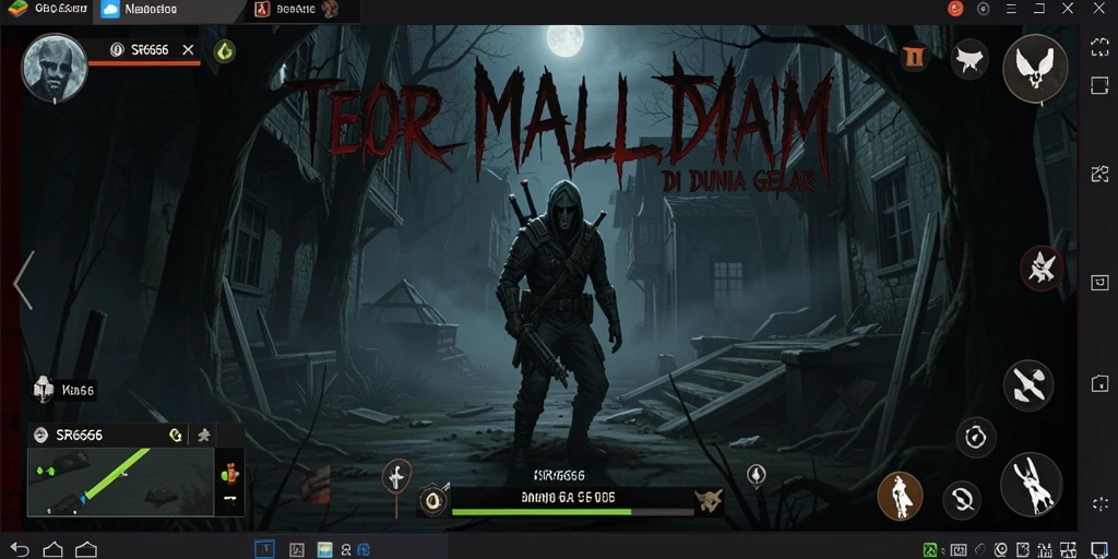 Tampilan gameplay SR6666 yang menegangkan dan mencekam.